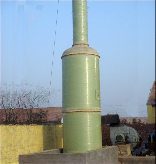 玻璃鋼脫硫塔(圖1)